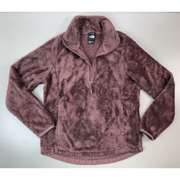 The North Face Women’s Campshire Pullover Size M Chocolate Brown 1/2 Zip Teddy - Picture 9 of 16